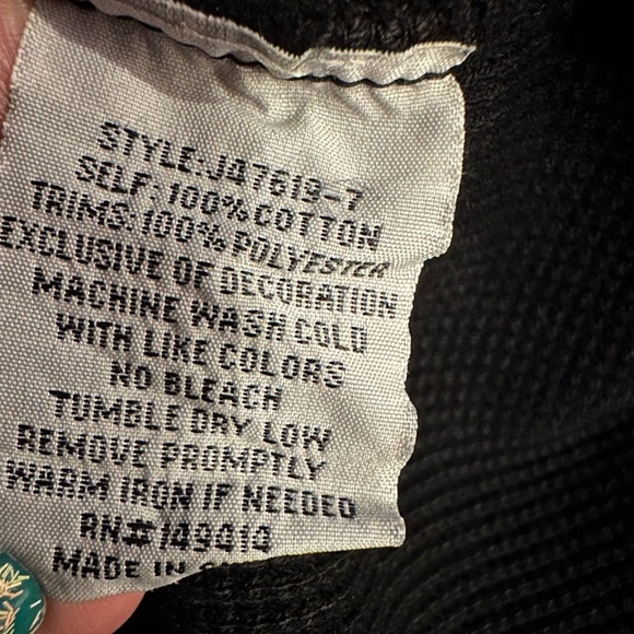 Johnny Was Embroidered Floral Bohemian Reverse Stitch Pullover Hoodie size S - Picture 9 of 13